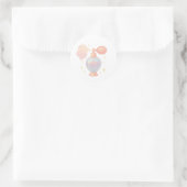 Sticker Rond Flacon de parfum avec brume scintillante (Sac)