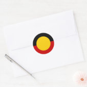 Sticker Rond Flag d'Australie (Enveloppe)