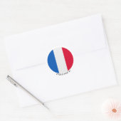 Sticker Rond Flag de France (Enveloppe)