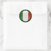 Sticker Rond Flag d'Italy (Sac)