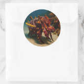 Sticker Rond Flamboyant (Sac)