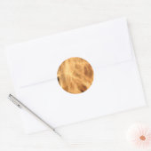 Sticker Rond Flames (Enveloppe)