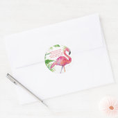 Sticker Rond Flamingle (Enveloppe)