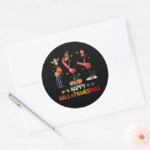 Sticker Rond Flamingo | Flamingo Happy (Enveloppe)