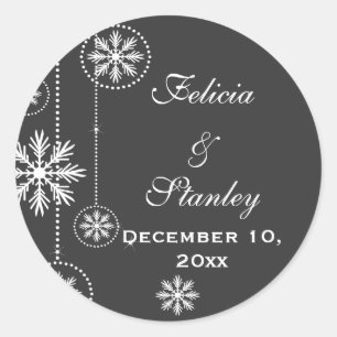Sticker Rond Flammes blanches mariage au charbon de bois Enregi