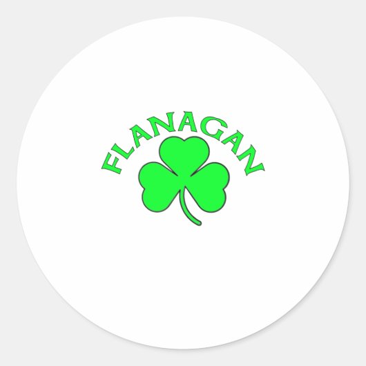 Sticker Rond Flanagan (Devant)