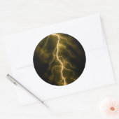 Sticker Rond Flash de foudre (Enveloppe)