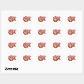 Sticker Rond Flash en mouvement (Feuille)