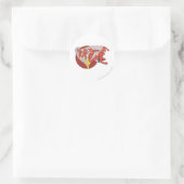 Sticker Rond Flash en mouvement (Sac)