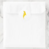 Sticker Rond flash jaune (Sac)