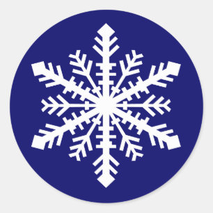 Sticker Rond Fléau de neige du Minnesnowta