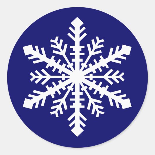 Sticker Rond Fléau de neige du Minnesnowta (Devant)