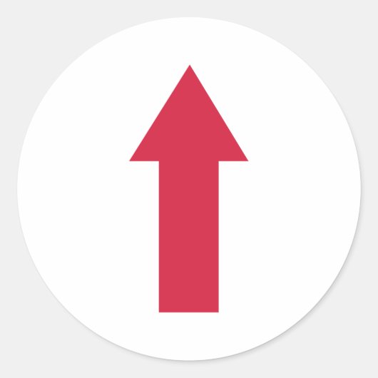 Sticker Rond Flèche (Devant)