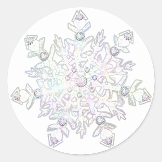 Sticker Rond Flèche blanche (Devant)