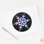 Sticker Rond Flèche de neige Iridescente (Enveloppe)