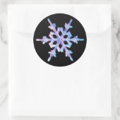 Sticker Rond Flèche de neige Iridescente (Sac)