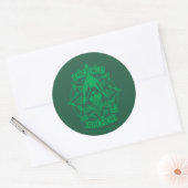 Sticker Rond Flèche | Emerald Archer Graphic (Enveloppe)