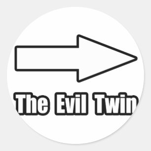 Sticker Rond Flèche Evil Twin