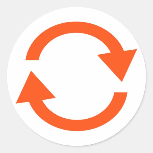 Sticker Rond Flèches cercle (Devant)