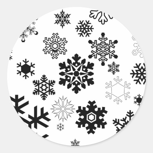 Sticker Rond Flèches noires et blanches (Devant)