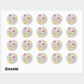 Sticker Rond fleur (Feuille)