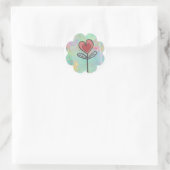 Sticker Rond Fleur (Sac)