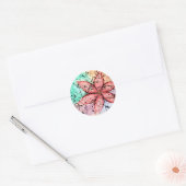 Sticker Rond fleur (Enveloppe)