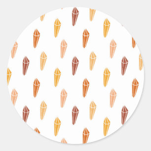 Sticker Rond Fleur blanche