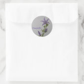 Sticker Rond Fleur Campanula (Sac)