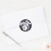 Sticker Rond Fleur cerisier (Enveloppe)