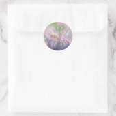 Sticker Rond Fleur d'abebalme sauvage (Sac)
