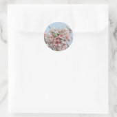 Sticker Rond Fleur de cerise (Sac)