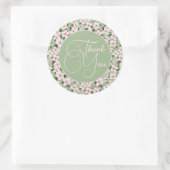 Sticker Rond Fleur de cerises (Sac)