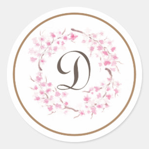 Sticker Rond Fleur de cerisiers