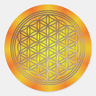 Sticker Rond Fleur de la vie Motif 5