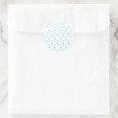 Sticker Rond Fleur de neige (Sac)