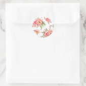 Sticker Rond fleur de printemps (Sac)