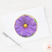Sticker Rond Fleur de robe de velours (Enveloppe)