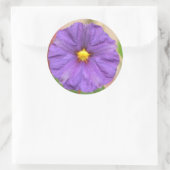 Sticker Rond Fleur de robe de velours (Sac)