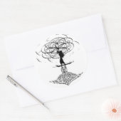 Sticker Rond Fleur de vie (Enveloppe)