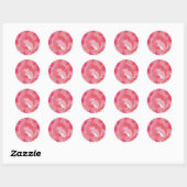 Sticker Rond Fleur de vie (Feuille)