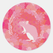 Sticker Rond Fleur de vie (Devant)