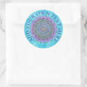 Sticker Rond Fleur De Vie - Mandala India Style 2 (Sac)