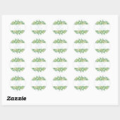 Sticker Rond Fleur d'Eucalyptus (Feuille)