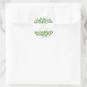 Sticker Rond Fleur d'Eucalyptus (Sac)