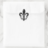 Sticker Rond Fleur Di Lis (Sac)