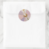 Sticker Rond Fleur éthérique (Sac)