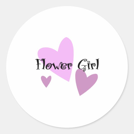Sticker Rond Fleur fille (Devant)