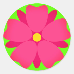 Sticker Rond Fleur naturelle d'Emoji
