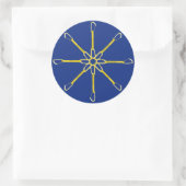Sticker Rond Fleur Quickdraw (Sac)